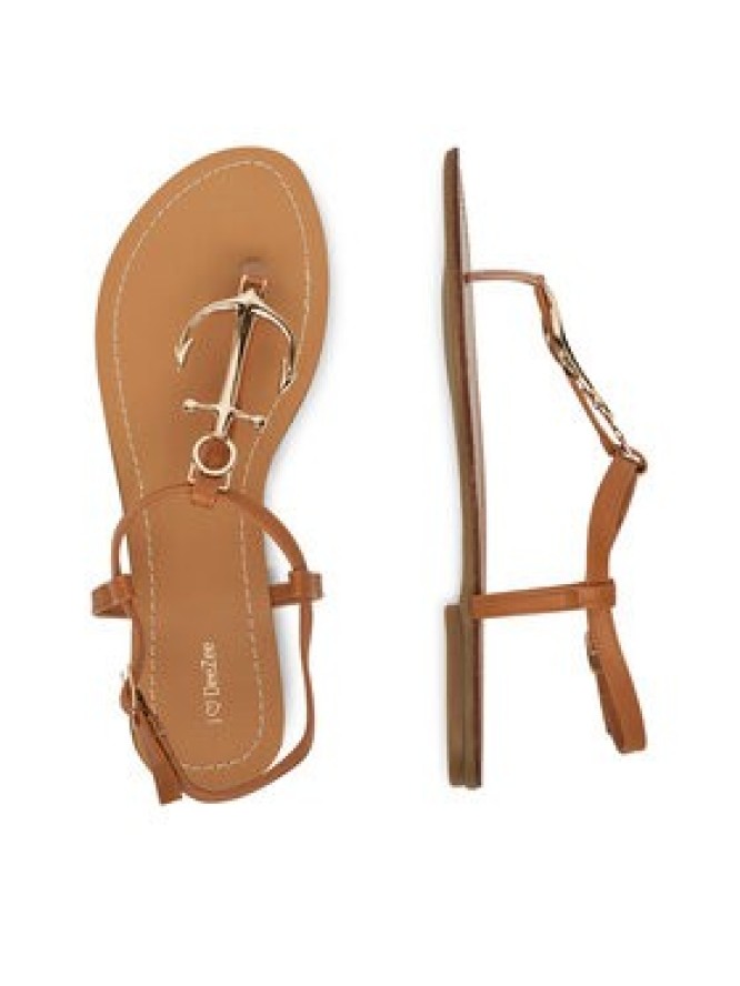 DeeZee Sandały F103-123 Brązowy