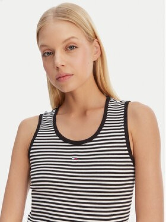 Tommy Jeans Sukienka codzienna Essential DW0DW20674 Czarny Slim Fit