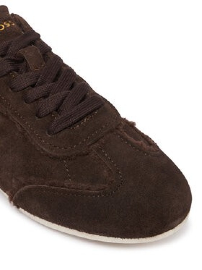 BOSS Sneakersy Solenne 50579059 Brązowy ciemny