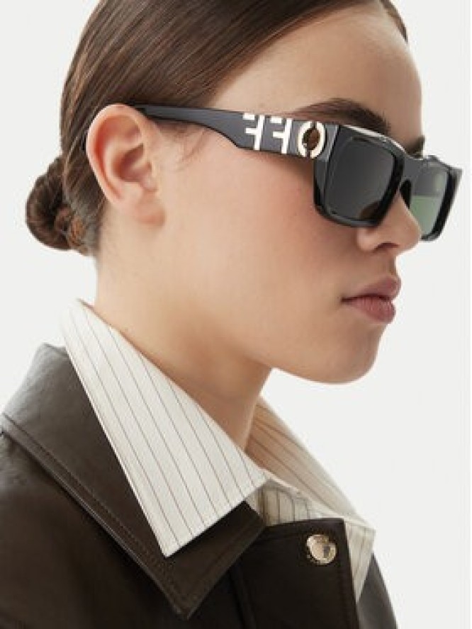 Off-White Okulary przeciwsłoneczne OERI125 Czarny