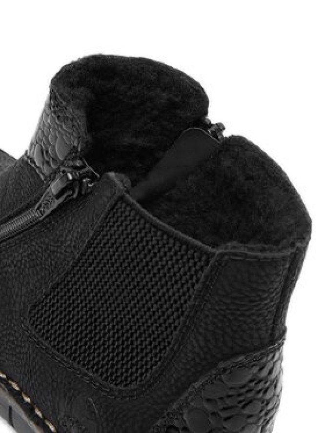 Rieker Botki 73355-00 Czarny