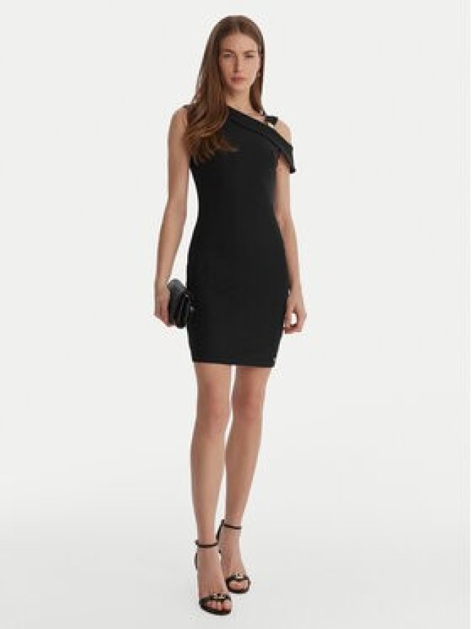 Guess Sukienka koktajlowa W6GK23 K3017 Czarny Regular Fit