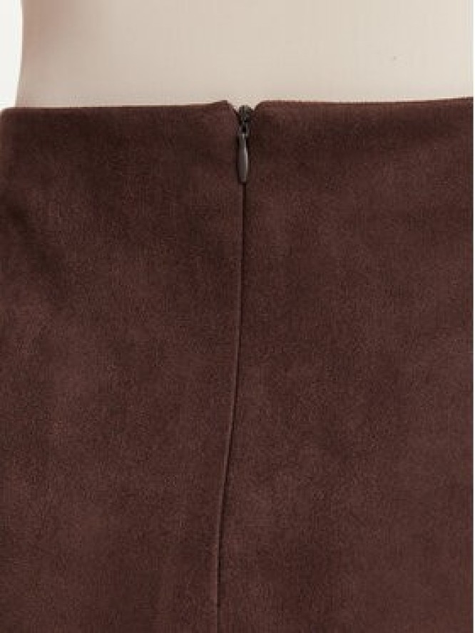 Rinascimento Spódnica mini CFC0130583003 Brązowy ciemny Slim Fit
