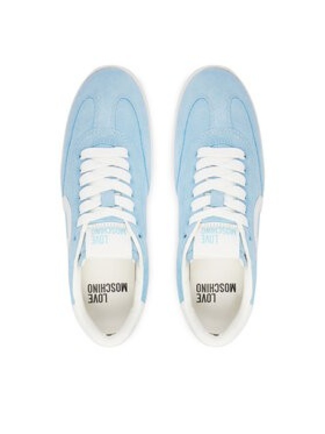 LOVE MOSCHINO Sneakersy JA15112G1OIG0701 Błękitny