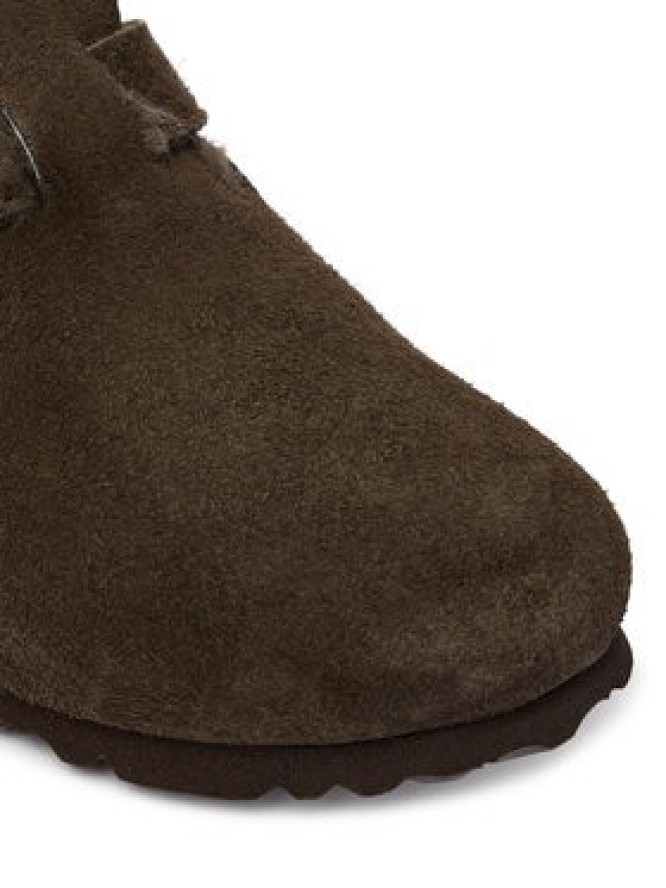 Birkenstock Klapki Boston Fur 1020529 Brązowy