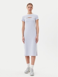 Puma Sukienka codzienna Ess Cut-Out 629769 Błękitny Slim Fit