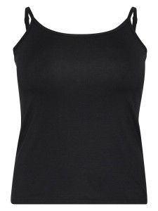 KAFFE curve Top w kolorze czarnym rozmiar: XL