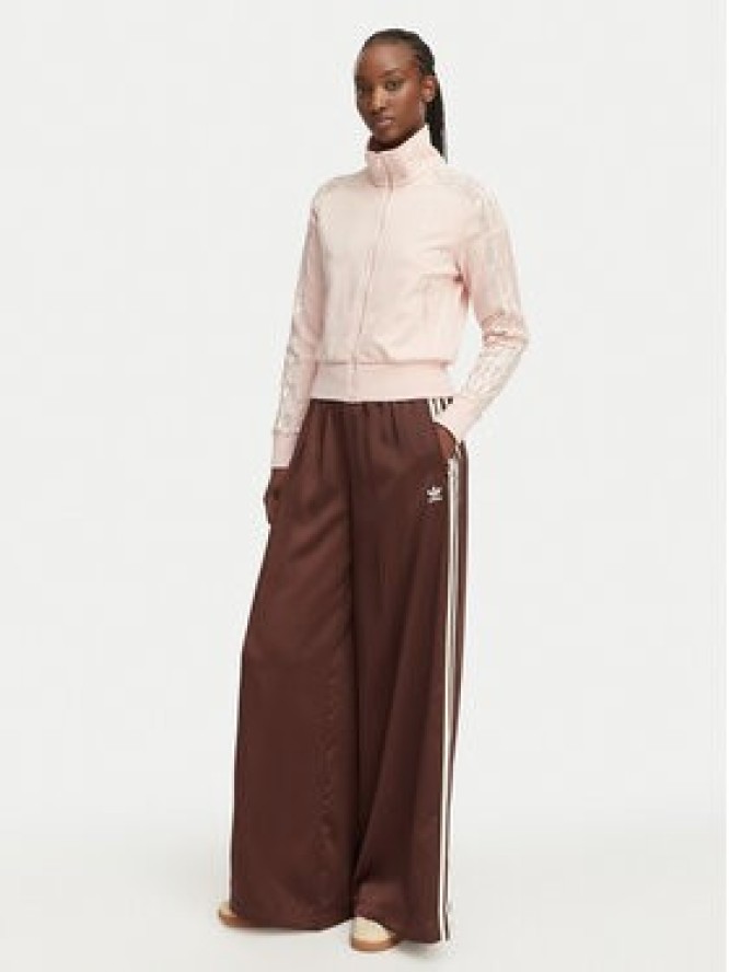 adidas Bluza Firebird Lace KC6450 Różowy Slim Fit