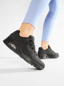 Skechers Sneakersy Uno-Stand On Air 73690/BBK Czarny
