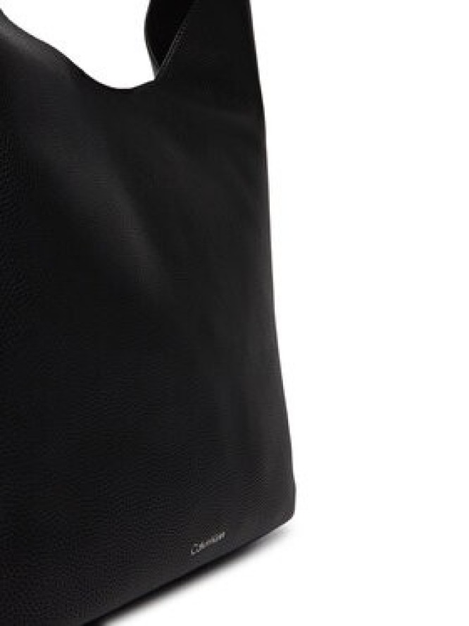 Calvin Klein Torebka Slouchy Pebble Medium Bag LV04F3596G Czarny