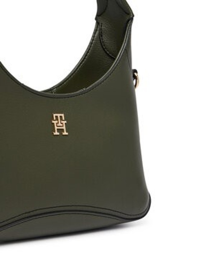 Tommy Hilfiger Torebka Th Everyday Mini Hobo AW0AW19185 Zielony ciemny