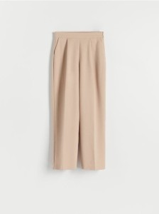 Spodnie z kantem - beżowy