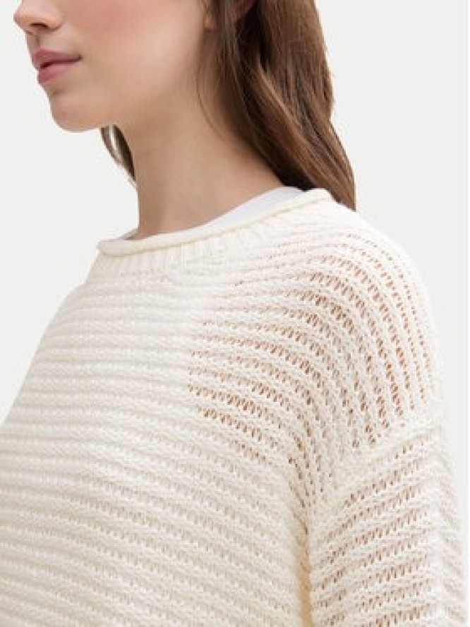 Tom Tailor Denim Sweter 1045610 Écru Loose Fit