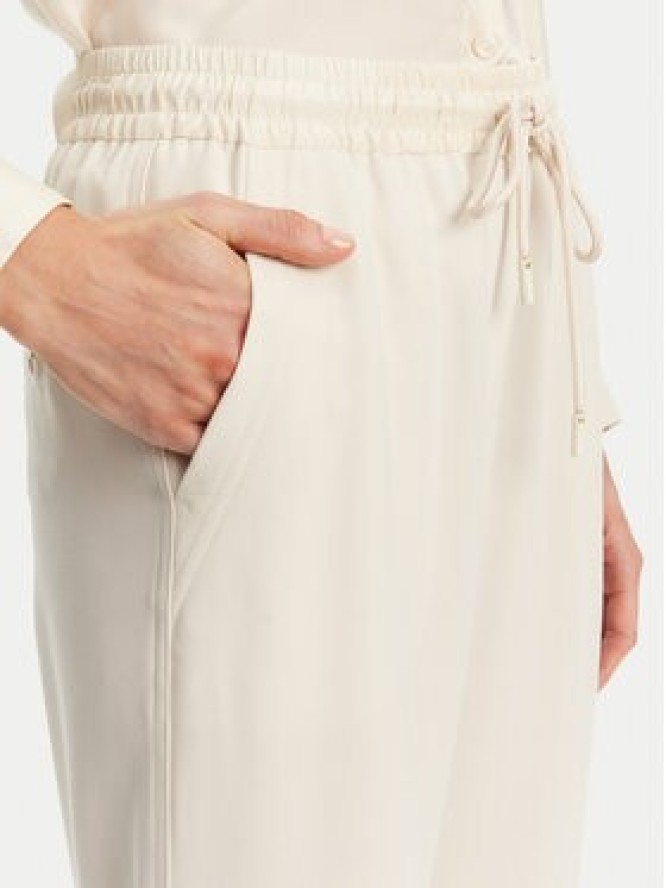 Marella Spodnie dresowe Abitata 2513131045 Écru Regular Fit