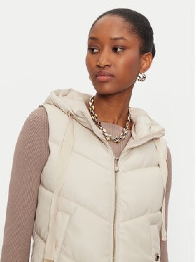 Morgan Bezrękawnik 232-GSOLO Écru Regular Fit