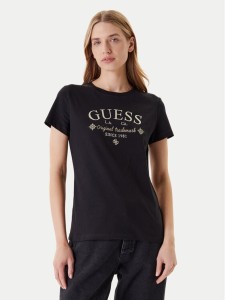 Guess T-Shirt V5YI03 I3Z14 Czarny Regular Fit