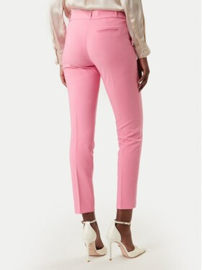 Rinascimento Spodnie materiałowe CFC0128638003 Różowy Slim Fit