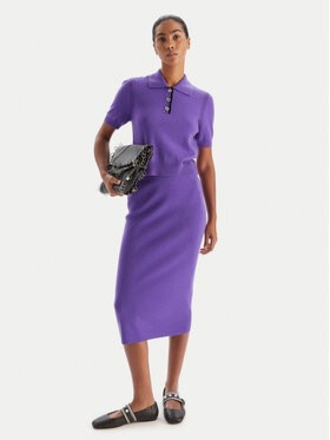PINKO Spódnica midi 105489 A2Q9 W21 Fioletowy Regular Fit