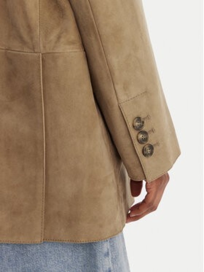 Weekend Max Mara Marynarka Cedro 2615441051 Khaki Relaxed Fit