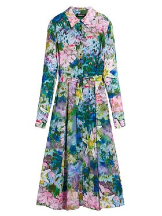 Desigual Sukienka koszulowa Mili 26SWVW13 Kolorowy Regular Fit