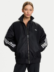 adidas Kurtka bomber Firebird JX2991 Czarny Oversize