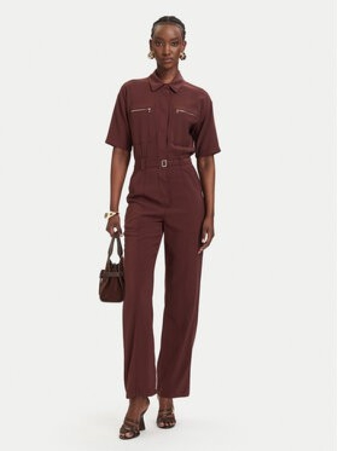 Patrizia Pepe Kombinezon 2T0099/A573-B887 Brązowy ciemny Regular Fit
