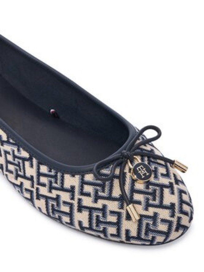 Tommy Hilfiger Baleriny Th Charm Jacquard Ballerina FW0FW09504 Kolorowy
