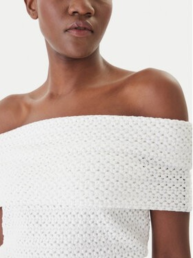 MICHAEL Michael Kors Bluzka MS651ZVKS1 Biały Regular Fit