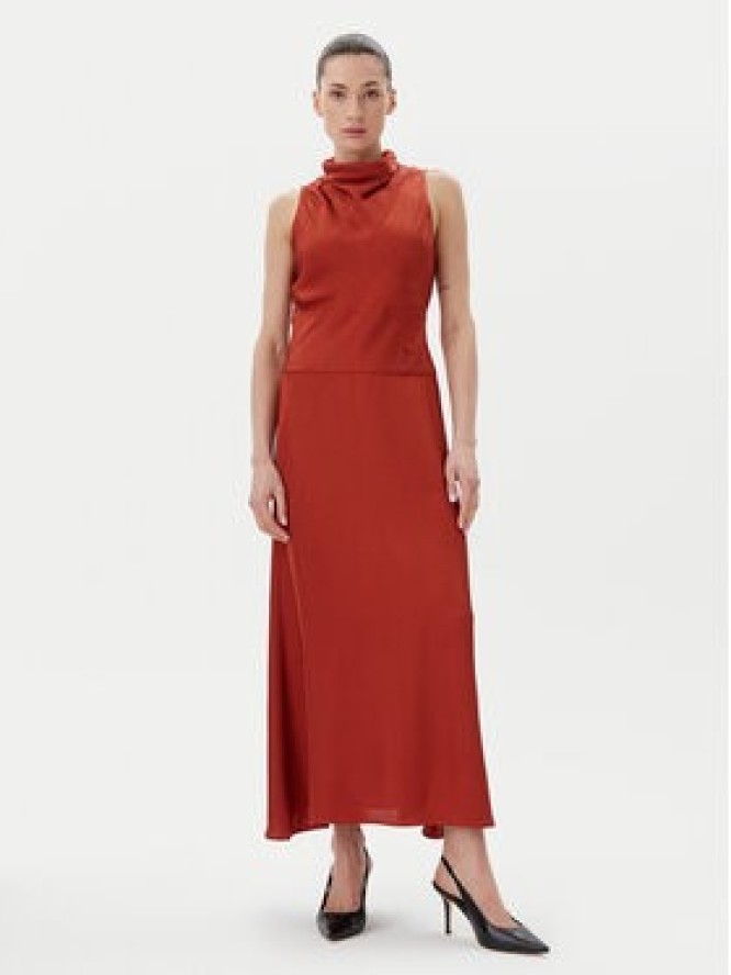 IVY OAK Sukienka codzienna IO117601 Czerwony Regular Fit