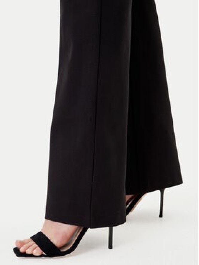 DKNY Spodnie materiałowe P2JKTO68 Czarny Flare Fit