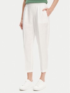 United Colors Of Benetton Spodnie materiałowe 4AGH558X5 Écru Straight Fit