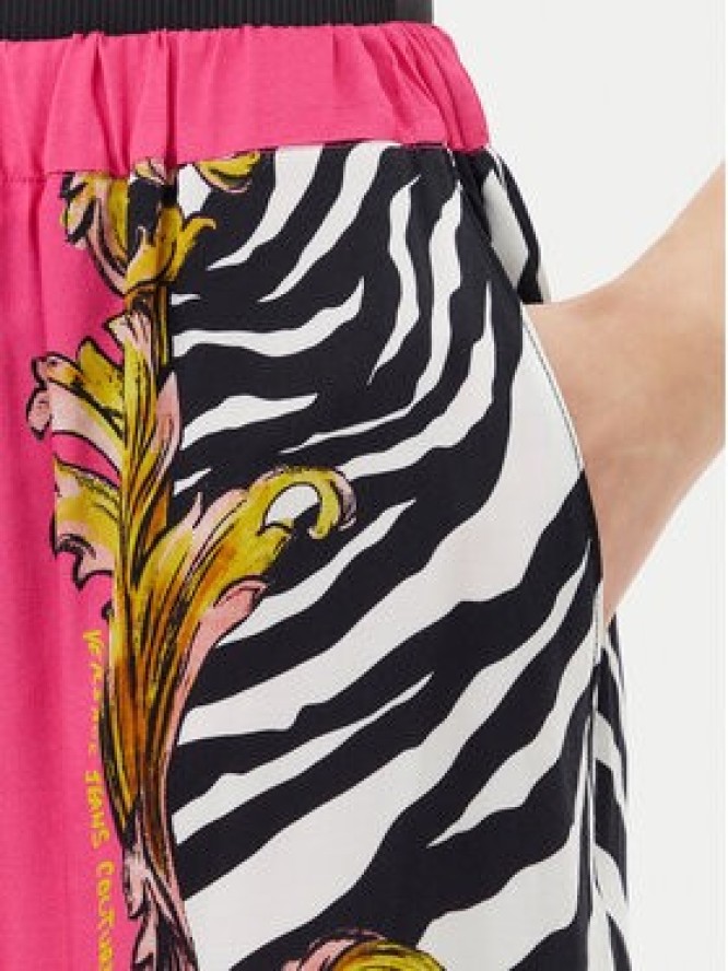 Versace Jeans Couture Spodnie materiałowe 78HAA1P2 Różowy Straight Fit