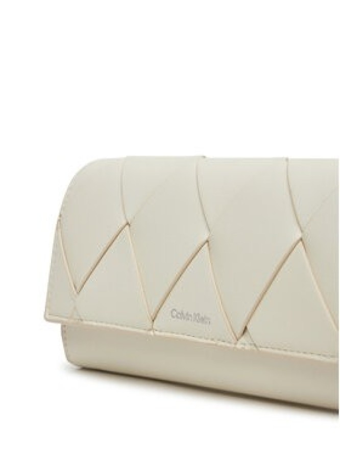 Calvin Klein Torebka Ck Woven Convertible Wallet Bag K60K612970 Biały