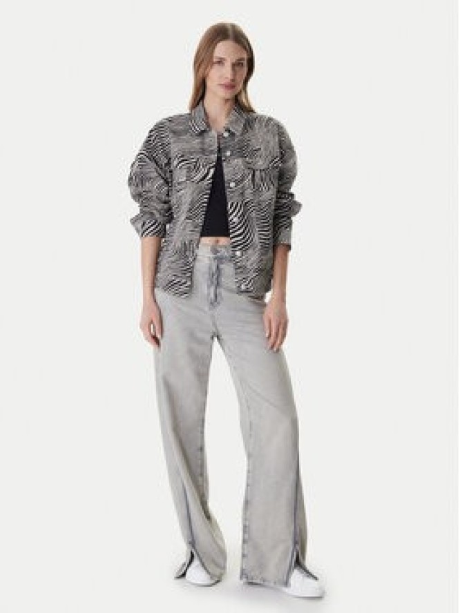 Vero Moda Kurtka jeansowa Tessa 10329961 Szary Oversize