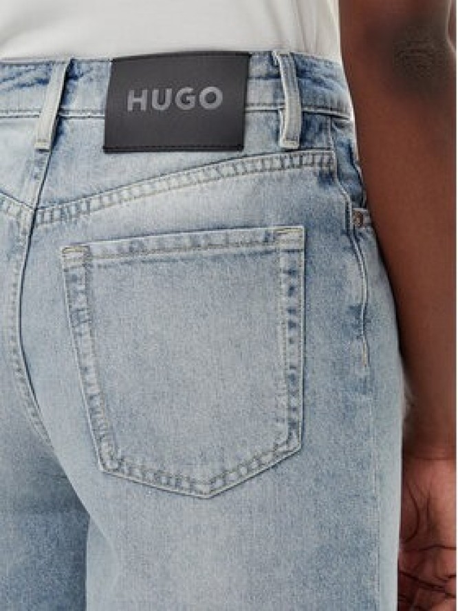 HUGO Szorty jeansowe Gelita 50538863 Niebieski Relaxed Fit