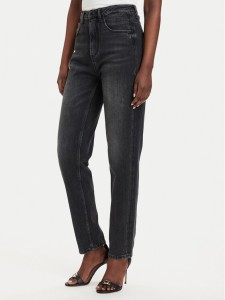 Guess Jeansy W2YA21 D4QD1 Czarny Mom Fit