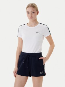 EA7 Emporio Armani T-Shirt 7W001220 AF12503 U0002 Biały Regular Fit