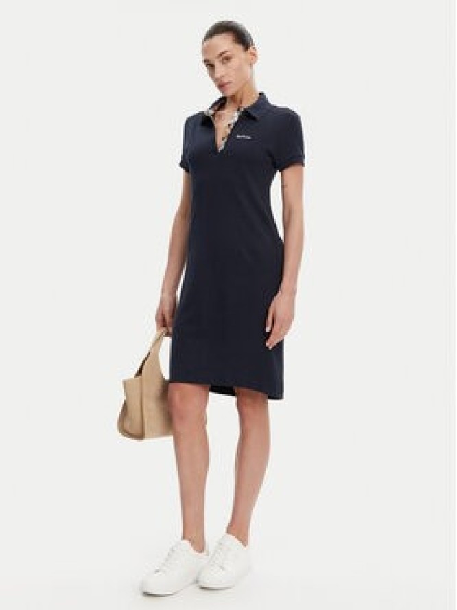 Barbour Sukienka codzienna LDR0416NY13 Granatowy Regular Fit