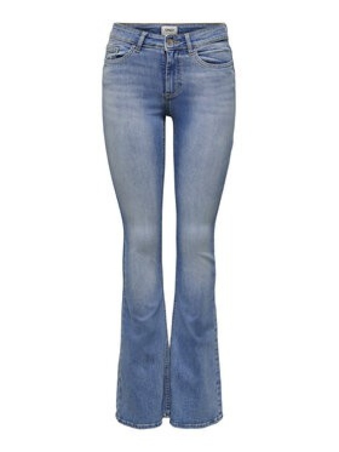 ONLY Jeansy Blush 15245444 Niebieski Flare Fit