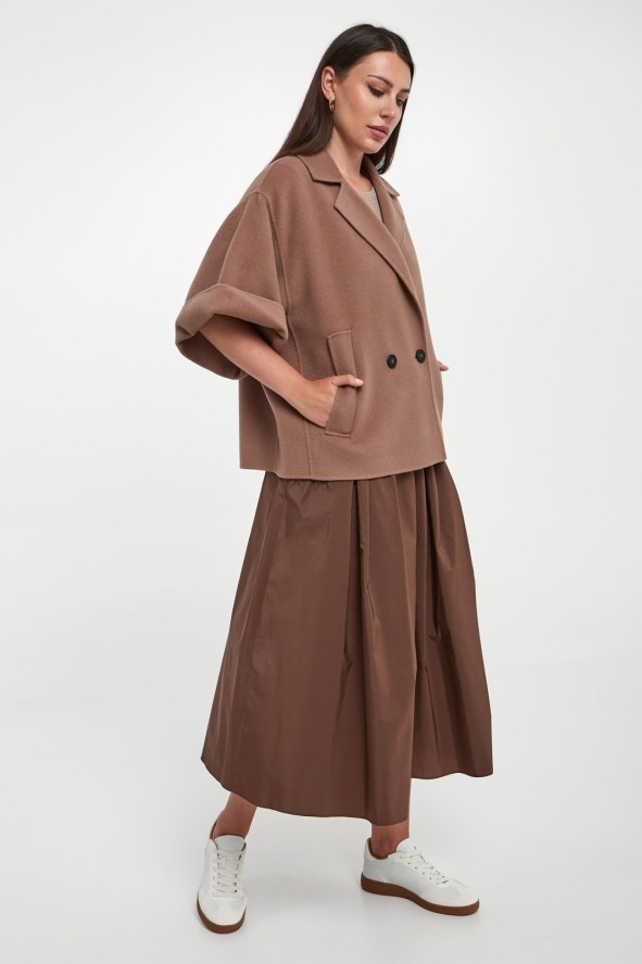 Płaszcz damski krótki wełniany Pera WEEKEND MAX MARA