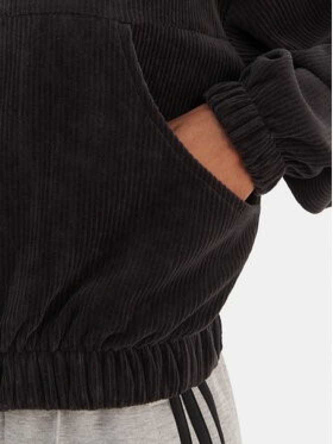 adidas Bluza Essentials Chenile KE1117 Czarny Loose Fit