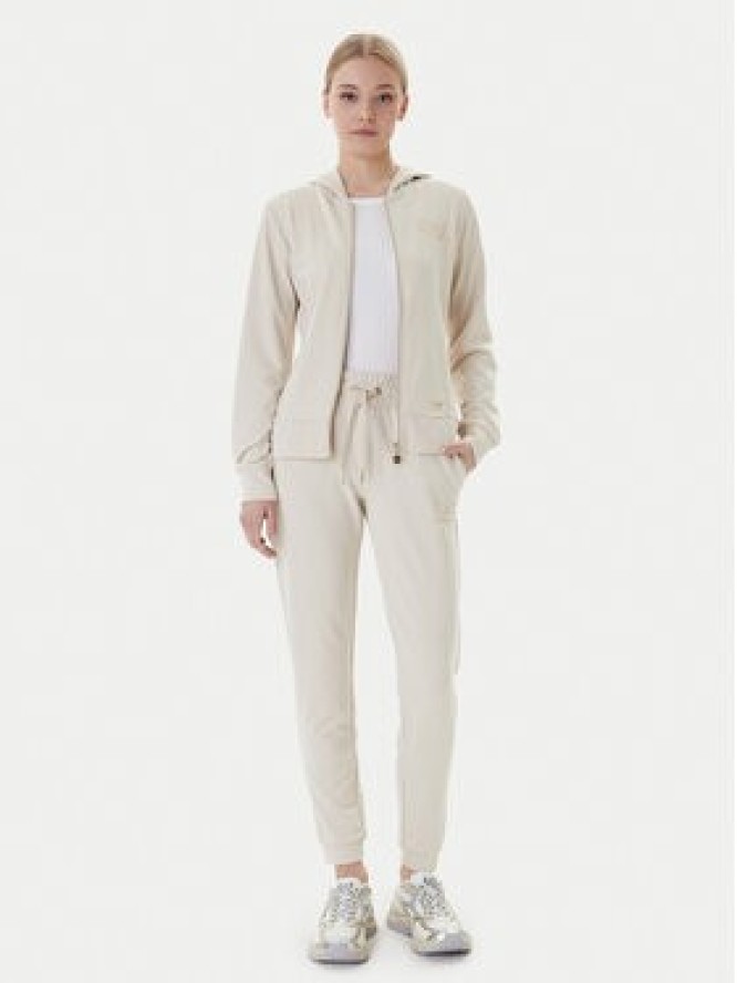 EA7 Emporio Armani Spodnie dresowe 8NTP66 TJ9RZ U1088 Beżowy Regular Fit