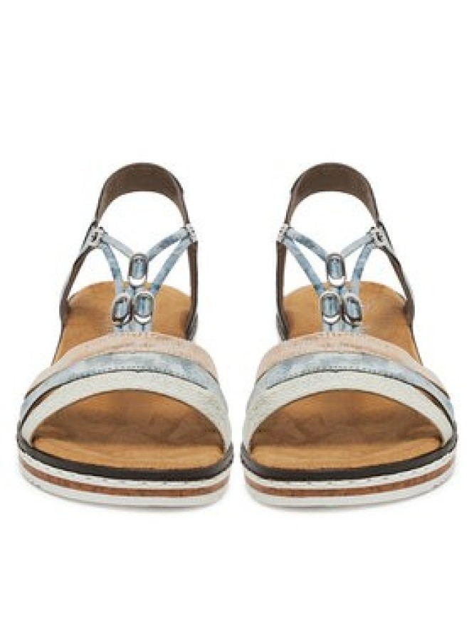 Rieker Sandały V36G4-40 Niebieski