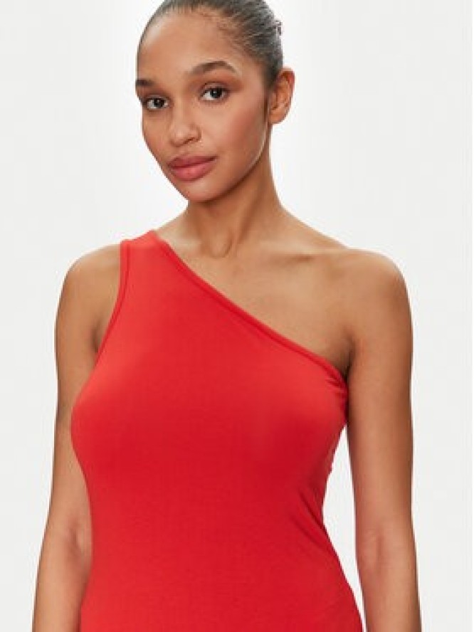 Seafolly Sukienka letnia 55481-DR Pomarańczowy Regular Fit