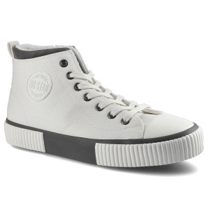 Białe Sneakersy Big Star Damskie Wygodne Buty