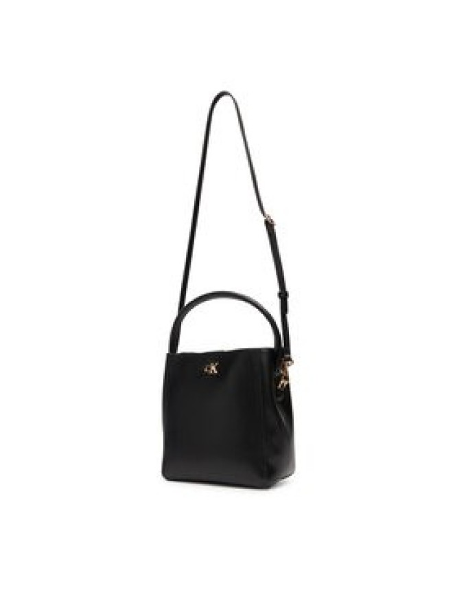 Calvin Klein Torebka Ck Bucket With Strap LV04F3174G Czarny