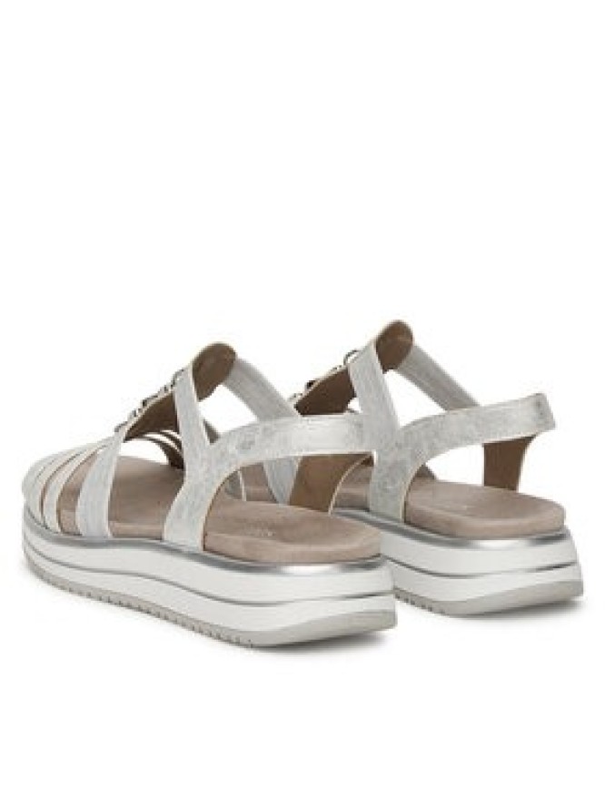 Remonte Sandały D1J60-90 Srebrny