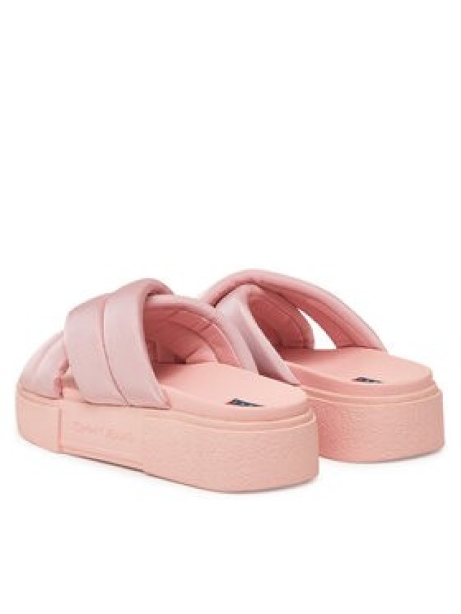 Tommy Jeans Klapki Tjw Flatform Sandal EN0EN02775 Różowy