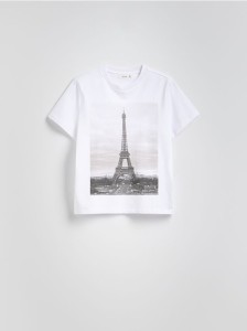 T-shirt z nadrukiem - biały