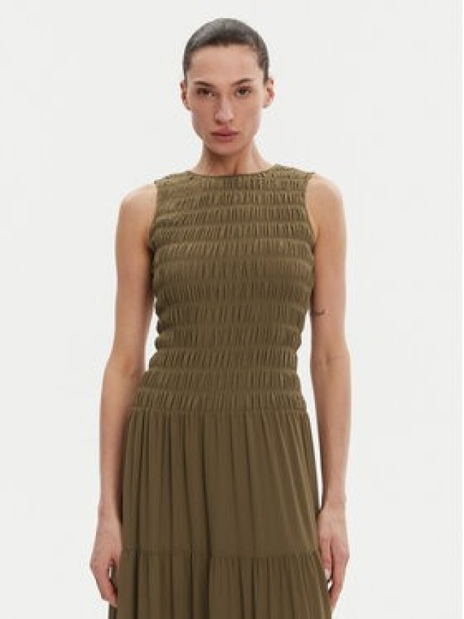 MICHAEL Michael Kors Sukienka letnia MS582VF7R3 Khaki Regular Fit